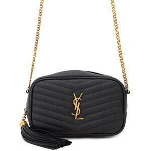 Saint Laurent Lou camera Chain bag grained matelasse calf leather